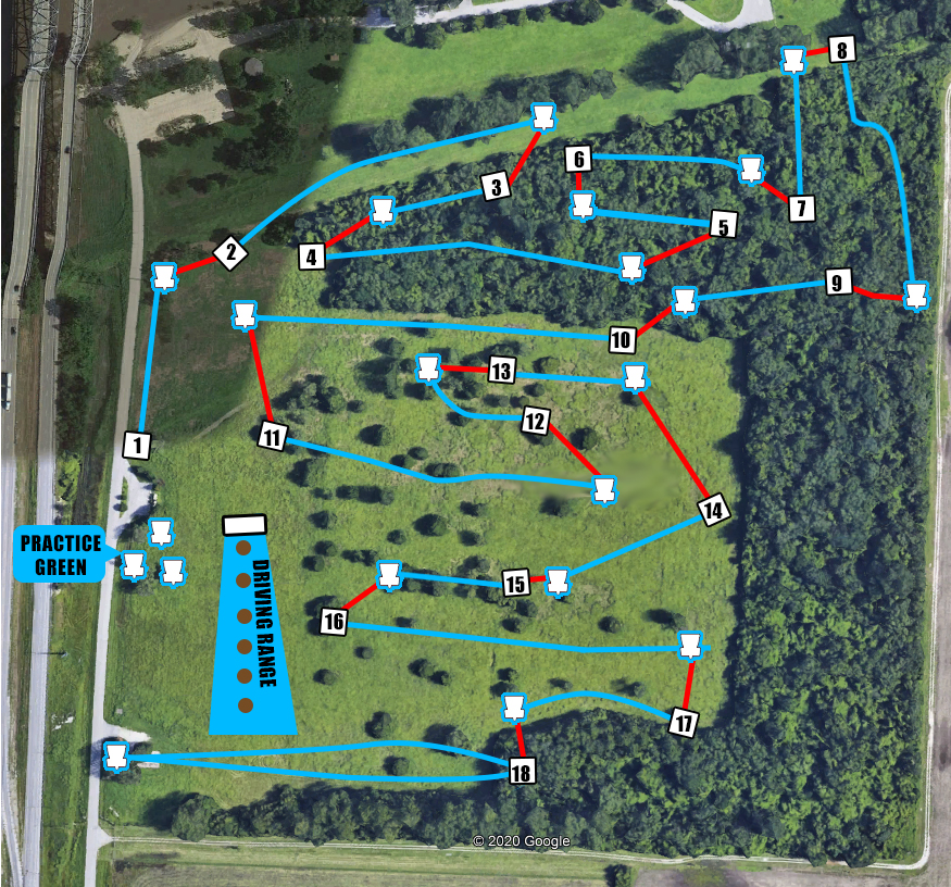 DISC GOLF COURSE labeniteoverview 